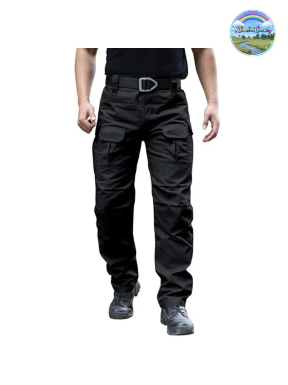 Men's Stretch Tactical Cargo Pants Ripstop Water Resistant Multi-Pocket Work